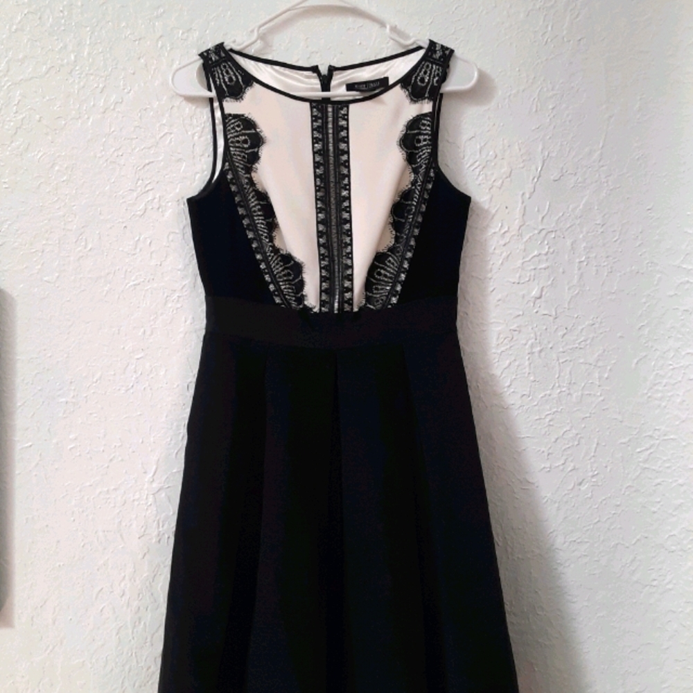 Special occasion black white market dress